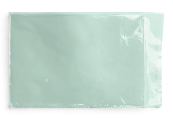Transparent Plastic Green Bag with Hanging Hole