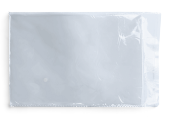 Transparent Plastic Blue Bag with Hanging Hole