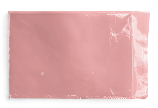 Transparent Plastic Red Bag with Hanging Hole