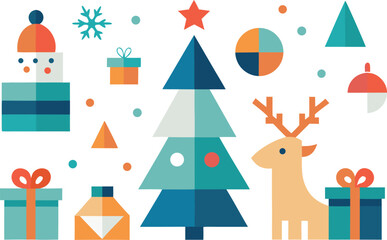 set of new year banners