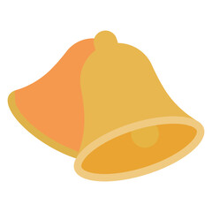 Christmas Bell Icon Template – Festive Holiday Vector
