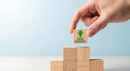 Let's save energy with efficient solutions and build a sustainable future with renewable resources for a greener, eco friendly world for everyone