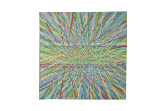Dynamic Optical Illusion Line Pattern Abstract Art