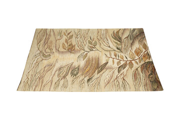 Organic Leaf & Branch Textile Pattern Rug