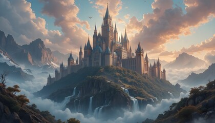 an illusionary painting which look like a majestic to every one
