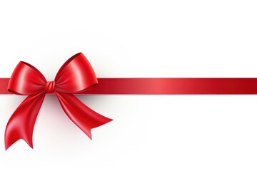 Red ribbon banner gift backgrounds celebration.