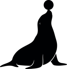 Silhouette seal balancing ball