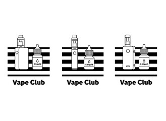 Obraz premium A set of vape devices