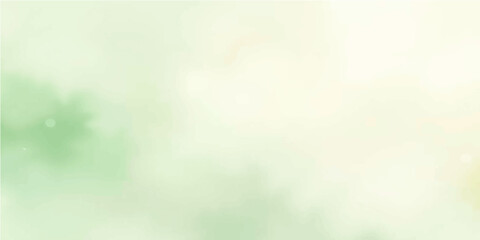 Abstract soft green nature wallpaper with bright blue sky bokeh light effect and gentle motion blur pattern backdrop design