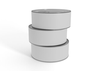 Short Metal Tuna Can Packaging