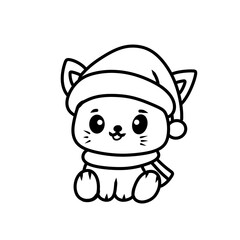 children's coloring book with illustrations of kittens