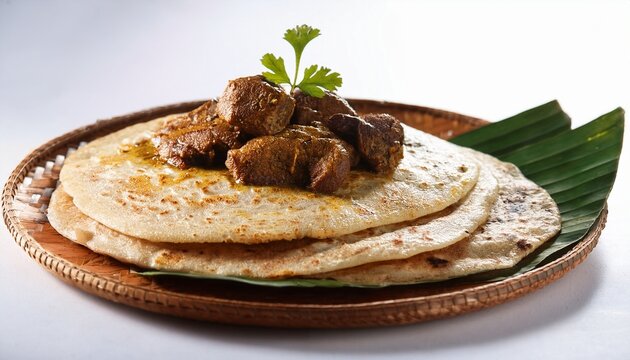 kerala porotta with beaf curry