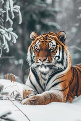 Obraz premium Tiger wildlife animal mammal.