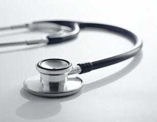 Stethoscope on white background