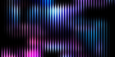 Abstract vertical light streaks in vibrant colors on black background Vertical streaks of vibrant blue, purple, green, and red light create an abstract, glowing pattern against a dark background.