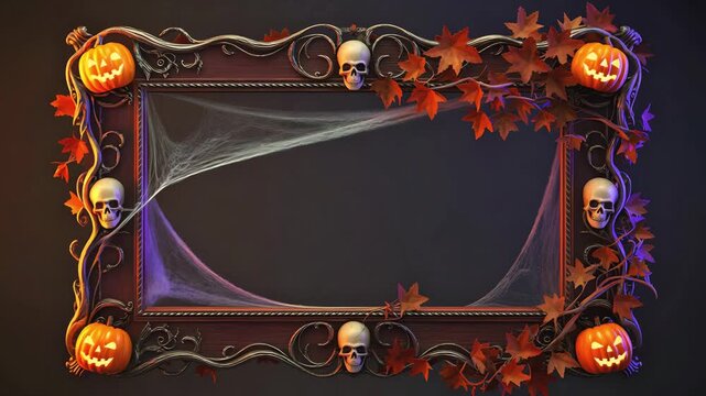 Cinematic Halloween Caf&eacute; Video with Skeleton, Jack-O&rsquo;-Lanterns, and Smoky Cocktails