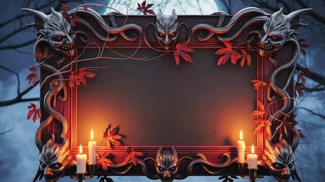 Cinematic Halloween Caf&eacute; Video with Skeleton, Jack-O&rsquo;-Lanterns, and Smoky Cocktails