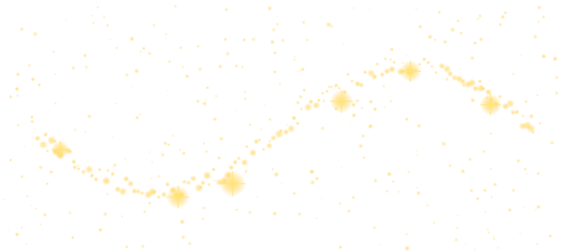 Golden celestial trail of stars forming a cosmic infinity symbol in the night sky
