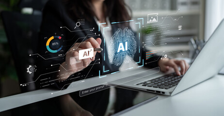 A creative platform powered by a generative AI brain. Users can enter prompts to generate content like images, interact with chatbots, and visualize data analytics. Fermion