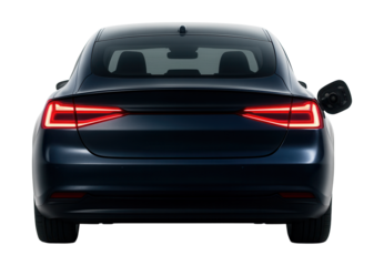 Hybrid fastback featuring unique LED taillights and a charging port.