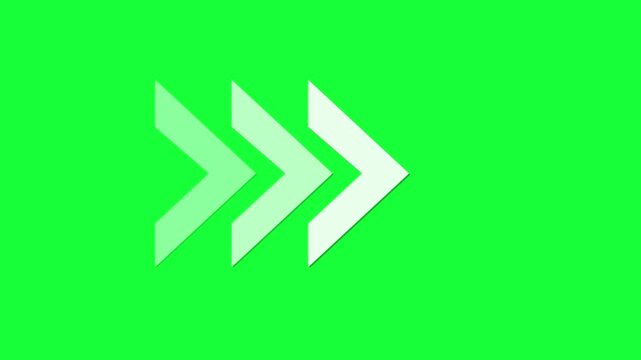 Neon Arrow Motion &ndash; White &ndash; 4K Video