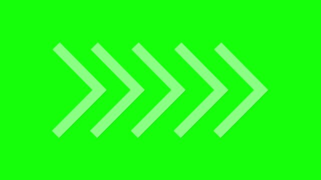 Neon Arrow Motion &ndash; White &ndash; 4K Video