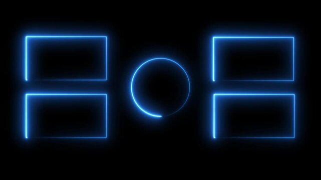 animated youtube end screen "Thanks for Watching" message, customizable background for content creators, video outro design,