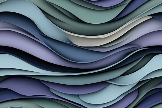 A stunning display of abstract design featuring gradient neon waves that glow softly, creating a vibrant wallpaper with blurred shapes in purple, blue, green, and pink hues SEAMLESS PATTERN