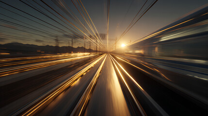 Golden Velocity Trails