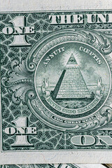American one dollar banknotes wallpaper. Close up of money. Wealth concept, free trade, business concept background.
close up of one dollar bills.