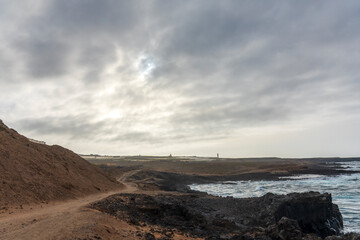 Wonderful landscapes of northern Tenerife from Los Silos. Los Silos is a municipality belonging to the province of Santa Cruz de Tenerife, on the island of Tenerife, Canary Islands, Spain.