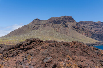 Punta de Teno is the northwestern tip of Tenerife (Canary Islands, Spain). It is a strip of land that juts out into the sea, a stunning spot with views of the Giants' Cliffs and La Palma Island.