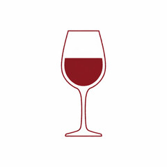 Red wine in elegant glass sophisticated beverage icon perfect for dining celebration gourmet drink restaurant or luxury lifestyle design