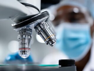 Exploring microscopic details in a laboratory with advanced equipment and skilled professionals