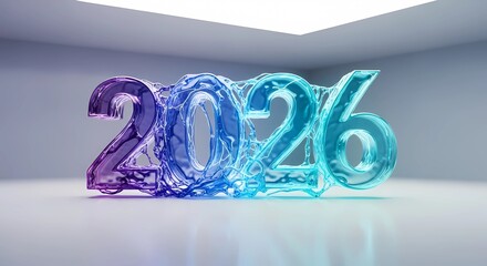 Glass Horizon - 2026 in Gradient Glow