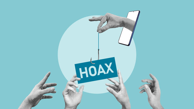 Hoax or fake news in social media. Disinformation and sensationalism