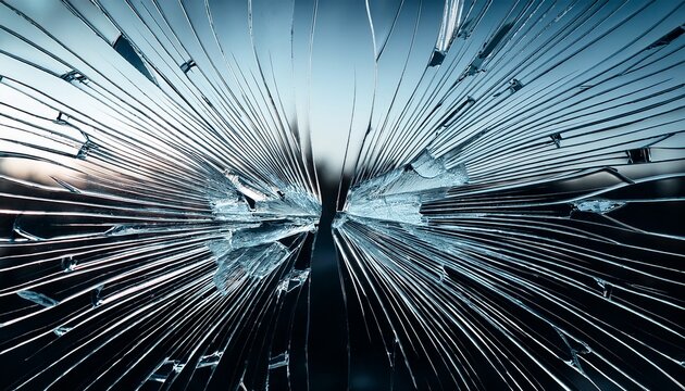 broken glass background