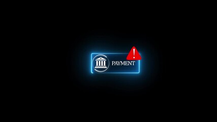 Online payment fraud warning during mobile transaction as man uses credit card for digital banking, facing potential fraud, phishing, and cybersecurity threats in financial transactions - Powered by Adobe