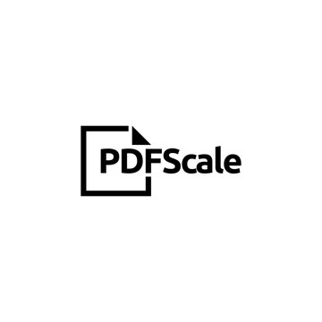 PDFScale logo featuring a stylized document icon and the company name.