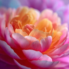 macro flower pastel petals