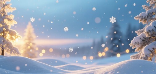 Abstract winter background