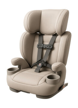 ISOFIX convertible booster seat with removable harness and cup holders.