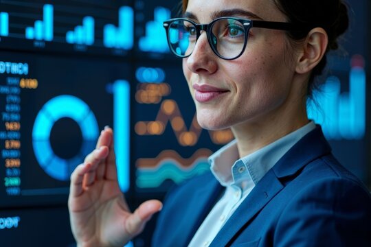 Visualizing individuals as data points in a business data analytics dashboard: A photo series