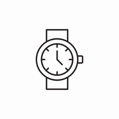 wrist watch icon sign vector