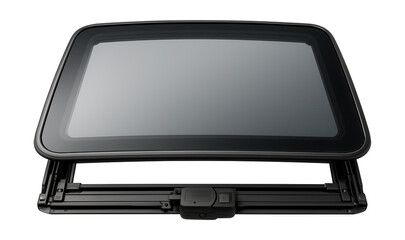 Frameless tilt-and-slide sunroof with electric operation.