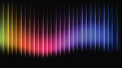 Colorful Neon Light Wave Abstract background