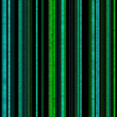 Seamless striped pattern. Green stripes on a black background.