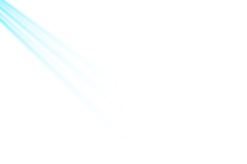 Abstract blue and green light streaks