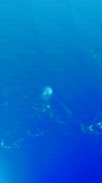 Abstract swirling blue and white fluid texture resembling liquid clouds in motion