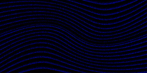 Obraz premium Dark blue abstract background with curving light lines creating a digital wave pattern, perfect for a modern wallpaper design